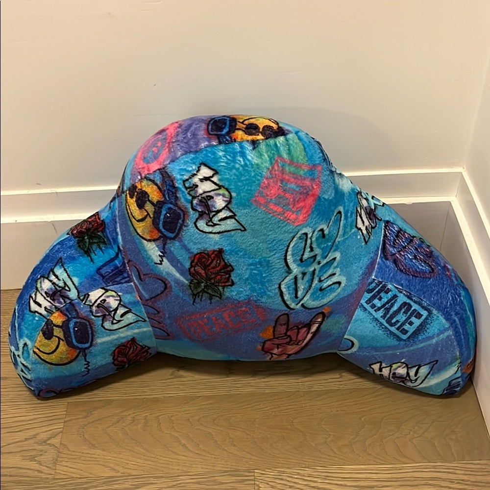 Penelope Wildberry Boyfriend pillow- LOVE, PEACE, HEY (sleepaway camp)